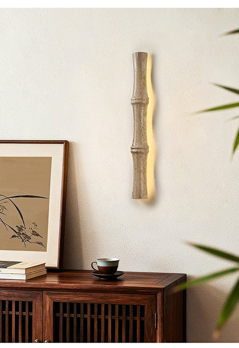 Travertine Column Glow Wall Light - Simprolos