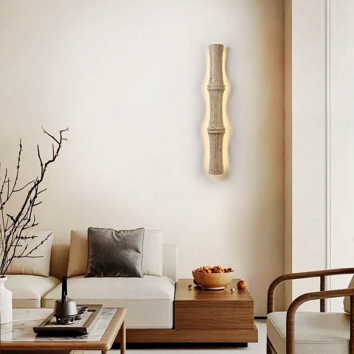 Travertine Column Glow Wall Light - Simprolos
