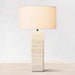Travertine Column Table Lamp - Simprolos