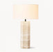 Travertine Column Table Lamp - Simprolos