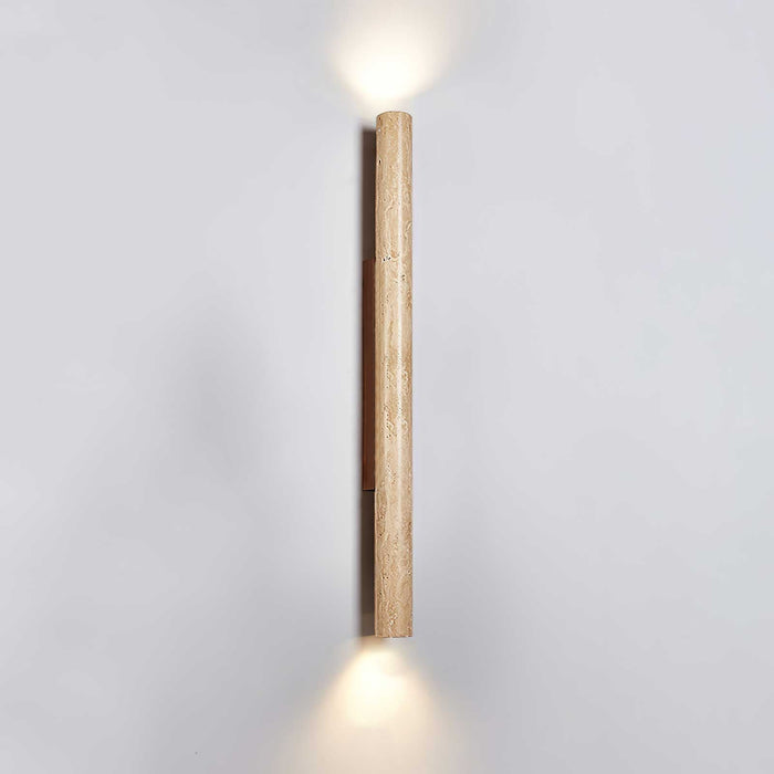 Travertine Column Wall Light - Simprolos