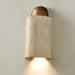 Travertine Cylinder Cap Wall Light - Simprolos
