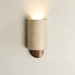 Travertine Cylinder Cap Wall Light - Simprolos