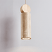 Travertine Cylinder Disc Pendant Light - Simprolos
