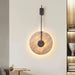 Travertine Disc Wall Lamp - Simprolos