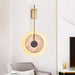Travertine Disc Wall Lamp - Simprolos