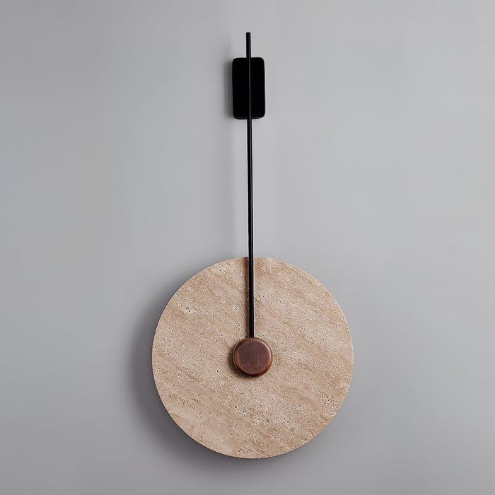 Travertine Disc Wall Lamp - Simprolos