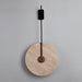 Travertine Disc Wall Lamp - Simprolos
