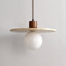 Travertine Disk Globe Pendant Light - Simprolos