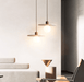 Travertine Disk Globe Pendant Light - Simprolos