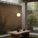Travertine Disk Pendant Light - Simprolos