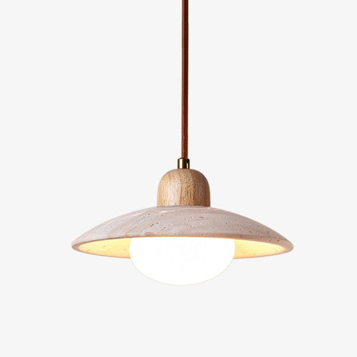 Travertine Dome Pendant Light - Simprolos