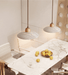 Travertine Dome Pendant Light - Simprolos