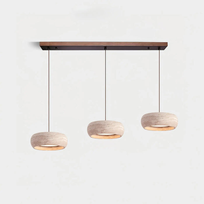 Travertine Drum Pendant Lamp - Simprolos