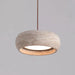 Travertine Drum Pendant Lamp - Simprolos