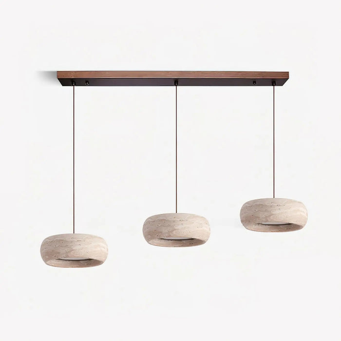 Travertine Drum Pendant Lamp - Simprolos