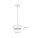 Travertine Drum Pendant Lamp - Simprolos