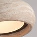 Travertine Drum Pendant Lamp - Simprolos