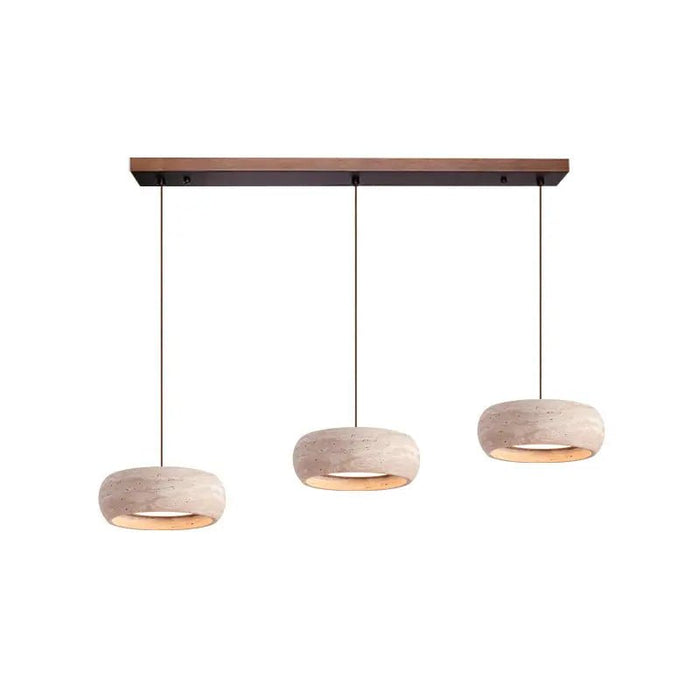 Travertine Drum Pendant Lamp - Simprolos