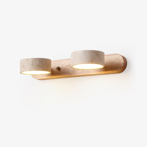 Travertine Duo Wall Light - Simprolos