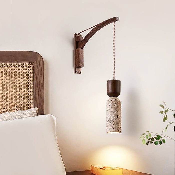 Travertine Fusion Wall Sconce - Simprolos