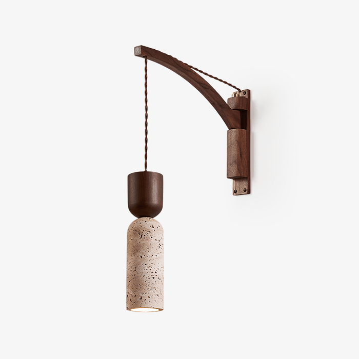 Travertine Fusion Wall Sconce - Simprolos