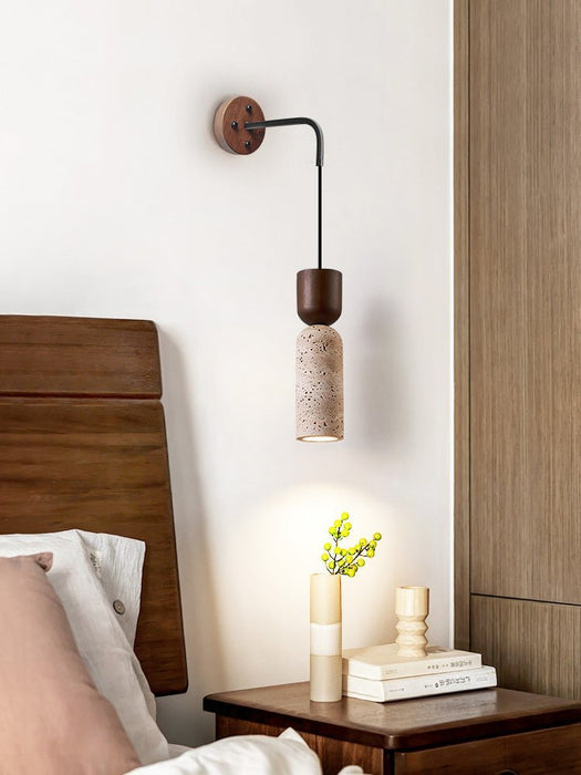 Travertine Fusion Wall Sconce - Simprolos