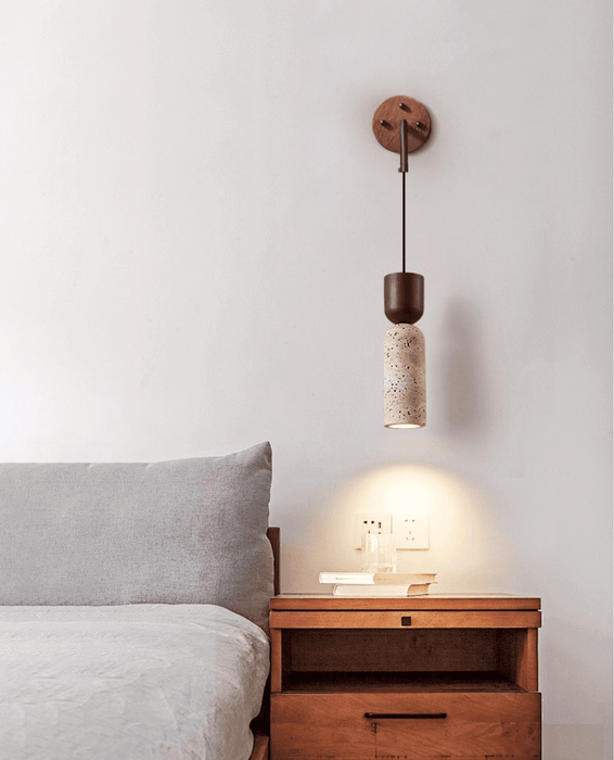 Travertine Fusion Wall Sconce - Simprolos