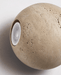 Travertine Globe Wall Sconce - Simprolos