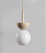 Travertine Half Duo Pendant Light - Simprolos