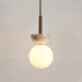 Travertine Half Duo Pendant Light - Simprolos