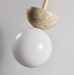 Travertine Half Duo Pendant Light - Simprolos