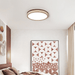 Travertine Halo Round Ceiling Lamp - Simprolos