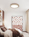 Travertine Halo Round Ceiling Lamp - Simprolos