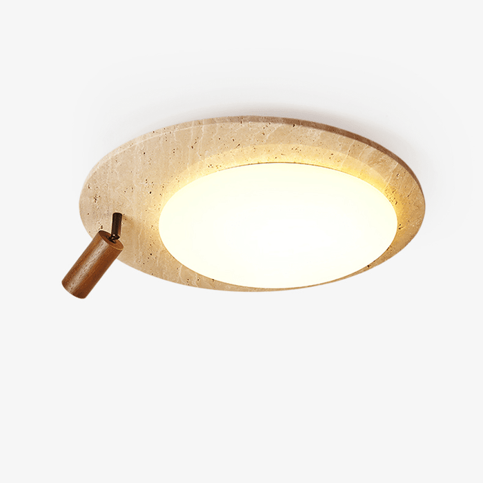 Travertine Oval Knob Ceilling Lamp - Simprolos
