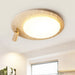 Travertine Oval Knob Ceilling Lamp - Simprolos