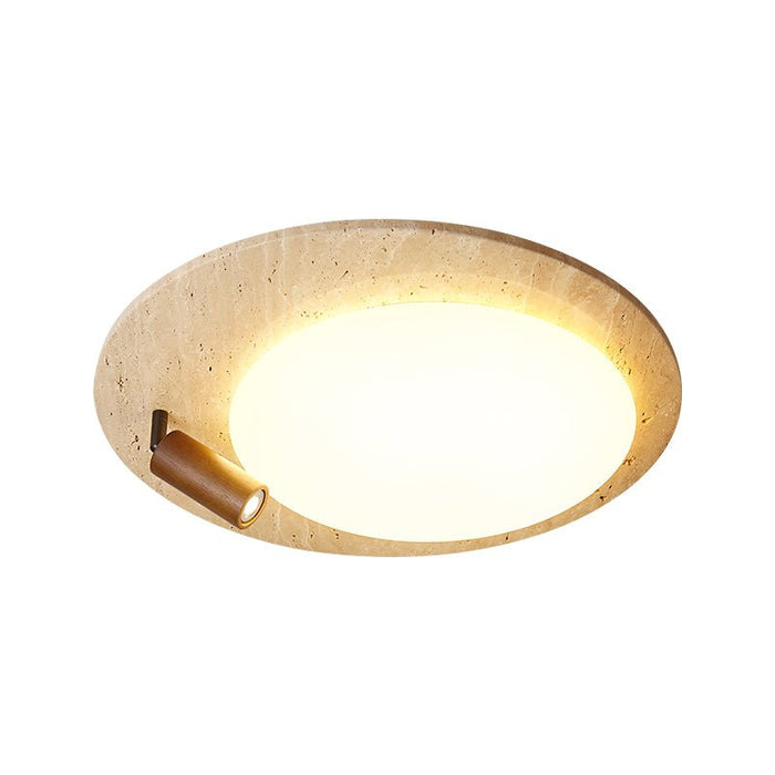 Travertine Oval Knob Ceilling Lamp - Simprolos