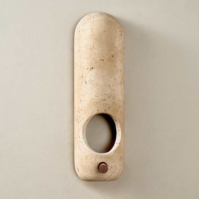 Travertine Oval Wall Sconce - Simprolos