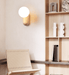 Travertine Pebble Wall Light - Simprolos