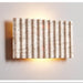 Travertine Ribbed Wall Sconce - Simprolos