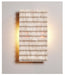 Travertine Ribbed Wall Sconce - Simprolos