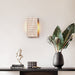 Travertine Ribbed Wall Sconce - Simprolos