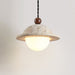Travertine Saucer Pendant Light - Simprolos