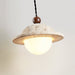 Travertine Saucer Pendant Light - Simprolos