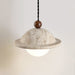 Travertine Saucer Pendant Light - Simprolos