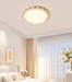Travertine Scallop Edge Ceiling Light - Simprolos