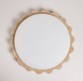 Travertine Scallop Edge Ceiling Light - Simprolos