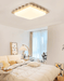 Travertine Scallop Edge Ceiling Light - Simprolos
