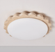 Travertine Scallop Edge Ceiling Light - Simprolos