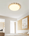 Travertine Scallop Edge Ceiling Light - Simprolos
